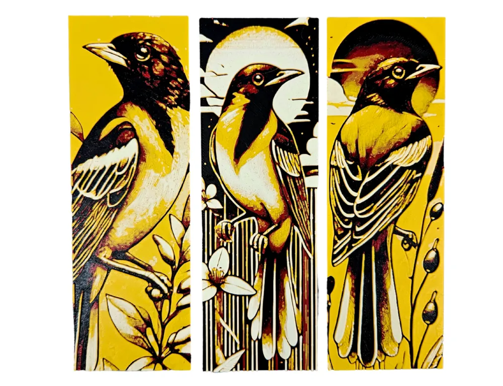 Oriole Bird Bookmarks