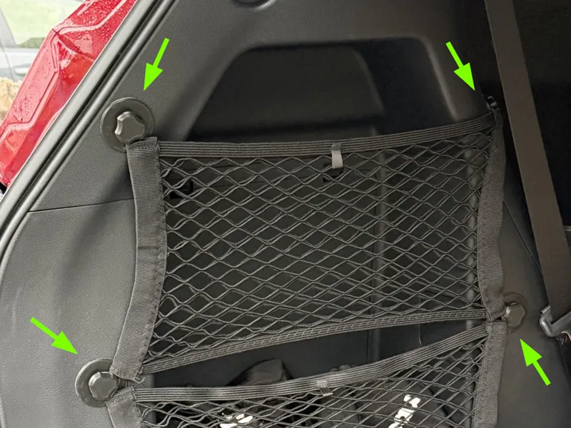 Cargo Net Mount — Large Base for Double-Sided Tape