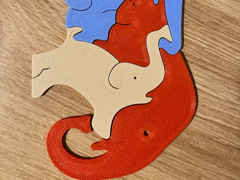 Elephant puzzle