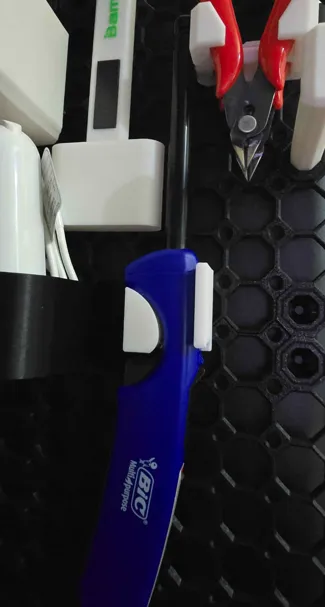 Bic lighter hanger for multiboard