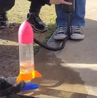Fusée à eau en bouteille PET (500 ml) avec lanceur — photo 7