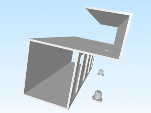 Cable channel with attachment