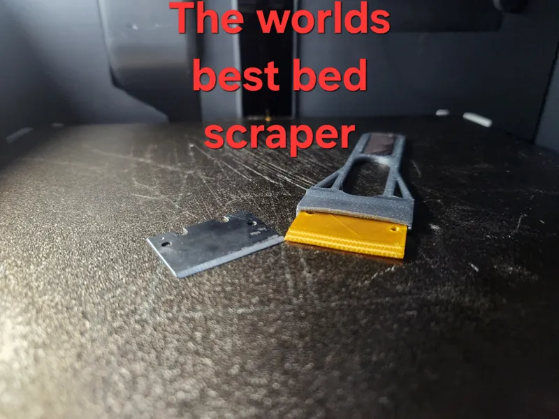 Bed scraper (No hardware, 15mins)