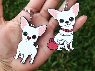 Animated White Chihuahuas