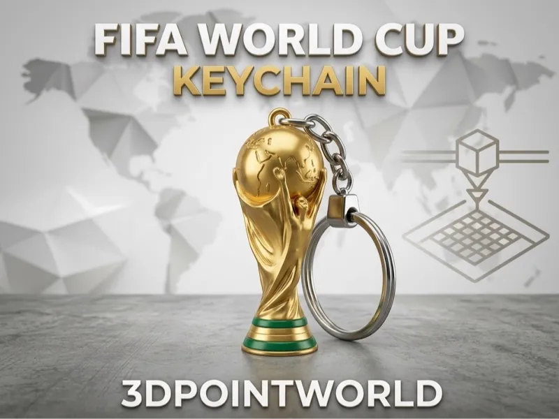 FIFA World Cup 2026 Keychain Fast Print