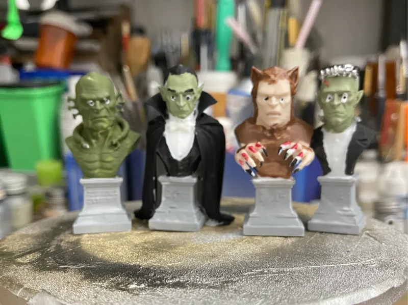 Monster busts 