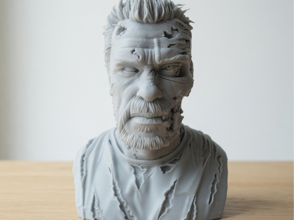 Terminator Cyborg Bust Ultra Detailed 1-Part 