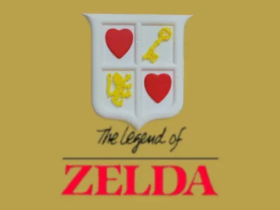 Legend of Zelda Cartridge Art Shield Wall Decor