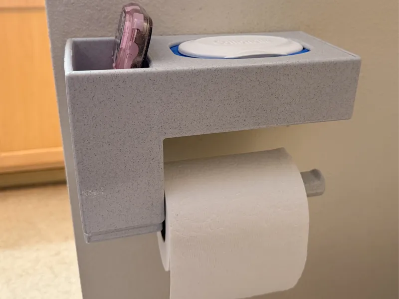 Toilet Paper, Wet Wipe, and Phone / Pad Holder