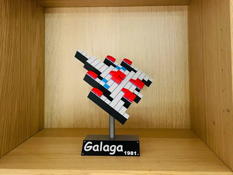 Galaga spaceship display model