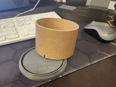 Used cardboard spool bin