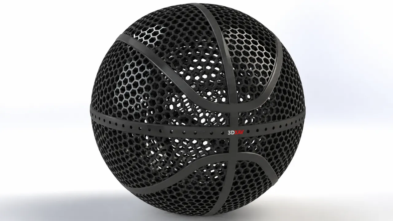 Spherical Airless Basketball view 2