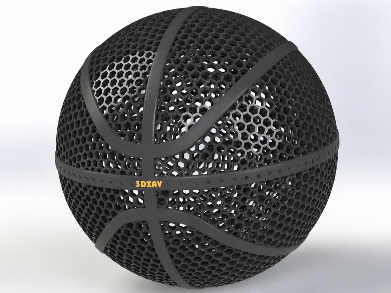 Spherical Airless Basketball
