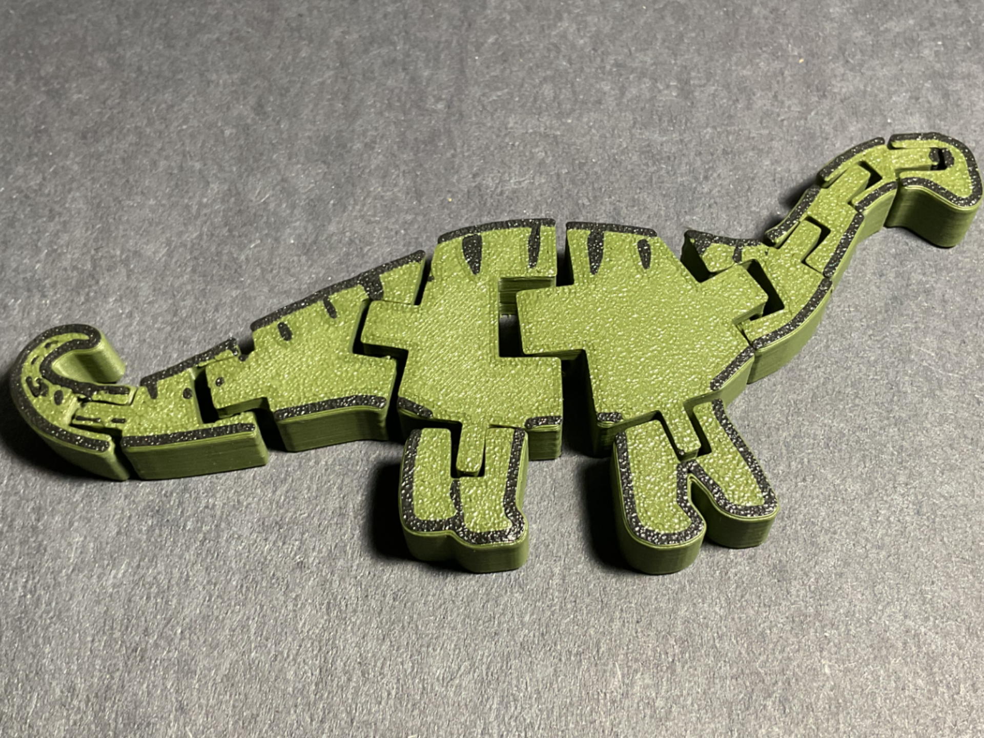Flexi Fidget Brontosaurus (free commercial use)