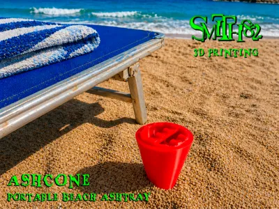AshCone – Portable Beach Ashtray
