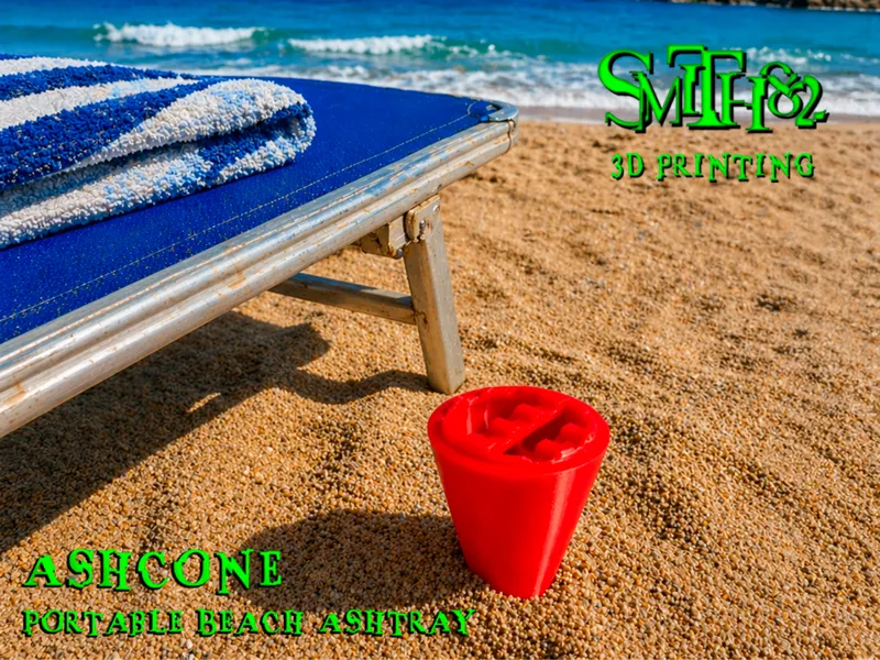 AshCone – Portable Beach Ashtray