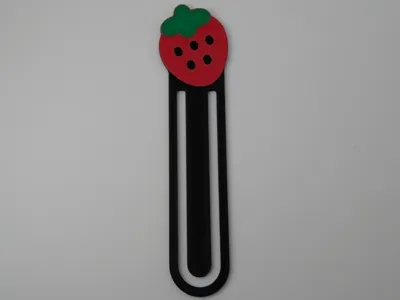 Cute Strawberry Bookmark