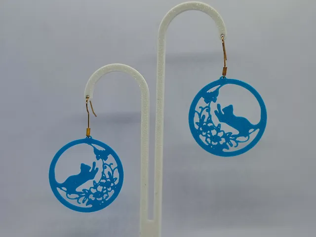Pendientes Gatito Trepador