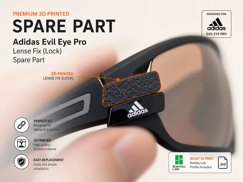 Adidas Evil Eye Pro Spare Part (Lense Fix/Lock)