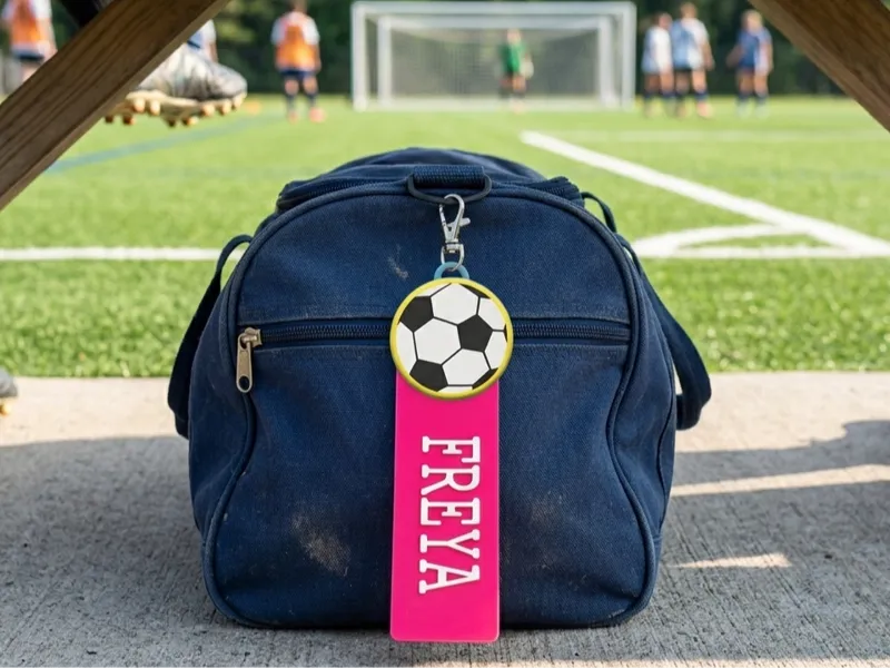 Soccer / Futball Bag Tag