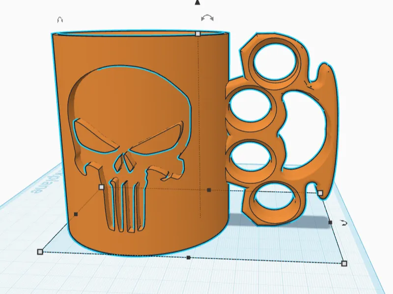 Punisher knuckle mug