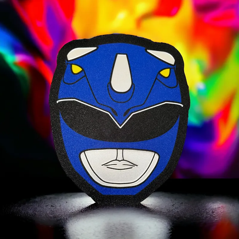 Blue Power Ranger Helmet Lightbox Lamp LED Sign