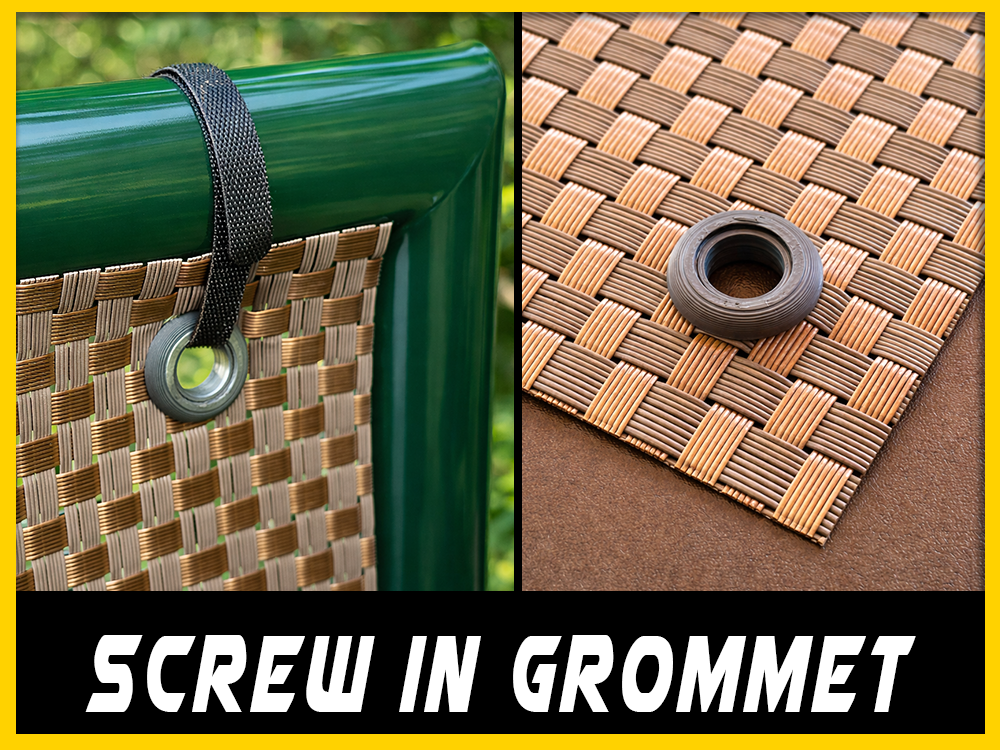 Screw-Together Tarpaulin Grommet Eyelet