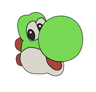 Miniatura 2 do modelo 3D Yoshi-Broken brick 