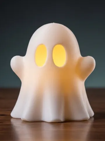 Adorno temático: Soft TPU Ghost Light (PLA printable too) — vista de referencia 2
