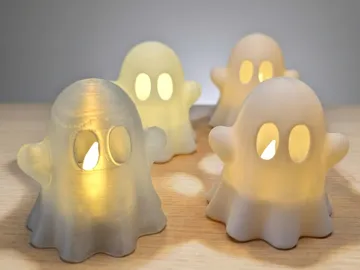 Adorno temático: Soft TPU Ghost Light (PLA printable too) — vista de referencia 4