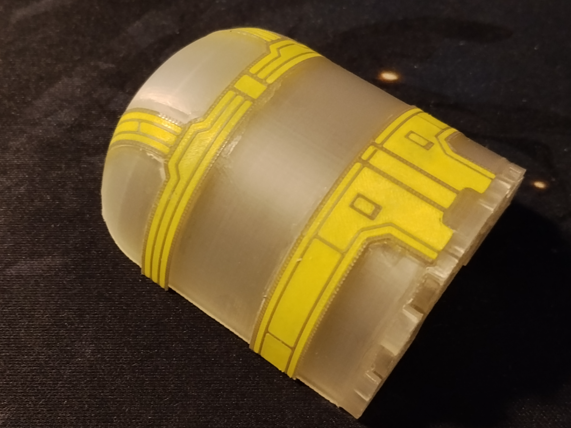 6x3x6 Cylinder Half Closed Top 2 Studs 67950pr0002