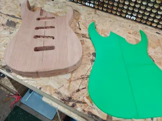 Guitar Body Router Template