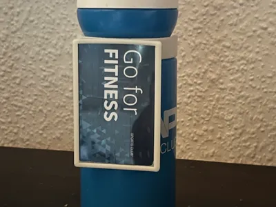 CardHolder with Bottle Clip for Gym