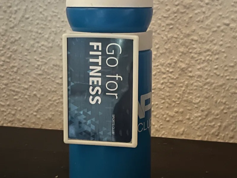 CardHolder with Bottle Clip for Gym