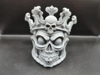 Crâne du Roi mort-vivant couronné — photo 5