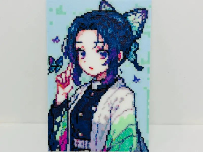 Shinobu Kochou -- 8 colors print Lumina