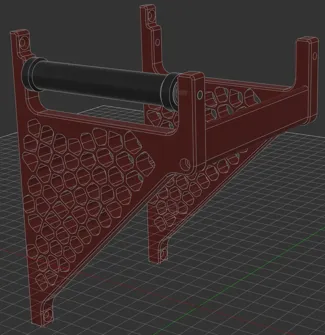 Voronoi filament holder (Wall mount)