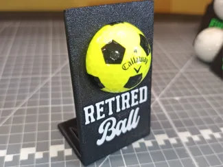 3D printable golf ball display stand