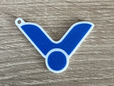 Victor Logo Keychain