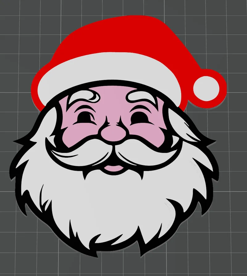 Santa multicolor