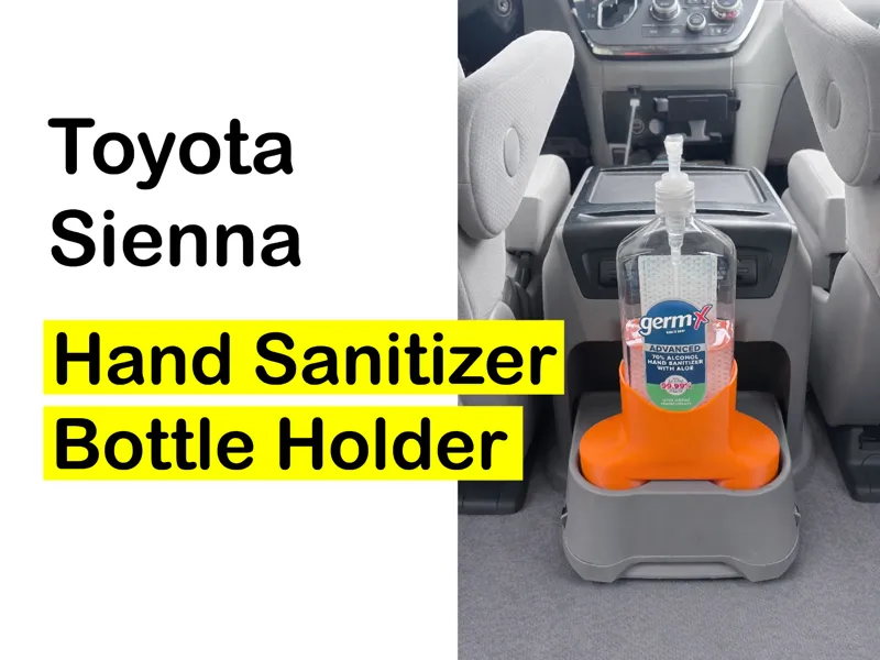 Hand Sanitizer Bottle Holder for Toyota Sienna