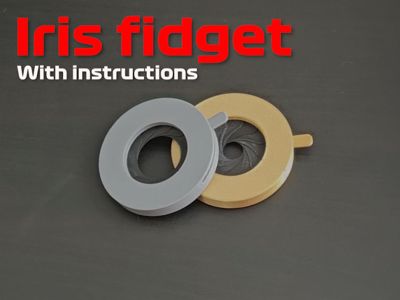 Mechanical Iris Fidget v2 with instructions