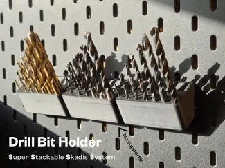 Skadis Drill Bit Holder - Organizer - No supports