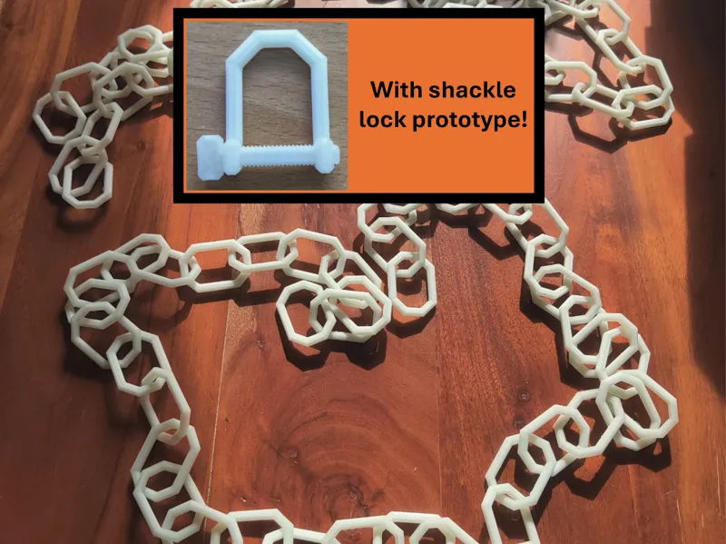 Solid Chain - custom length and support