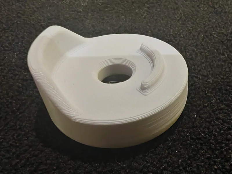 Volleyball antenna: lower part, locking mechanism