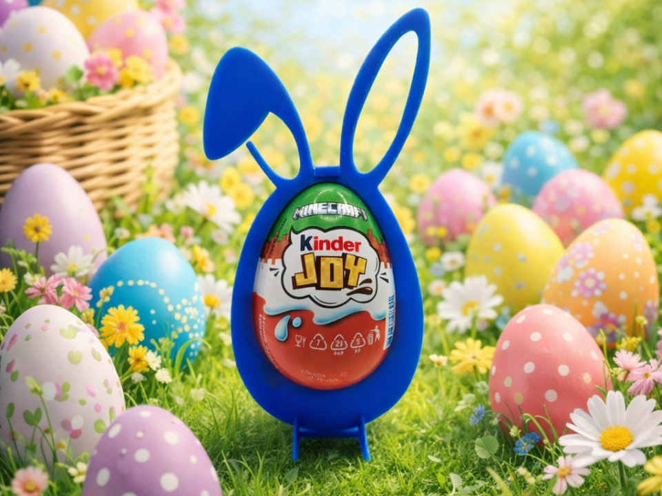 Easter Bunny Kinder Egg Holder