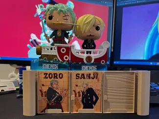 Espositore One Piece Funko con supporto cards