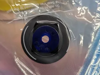 Vacseal bag spacer disc
