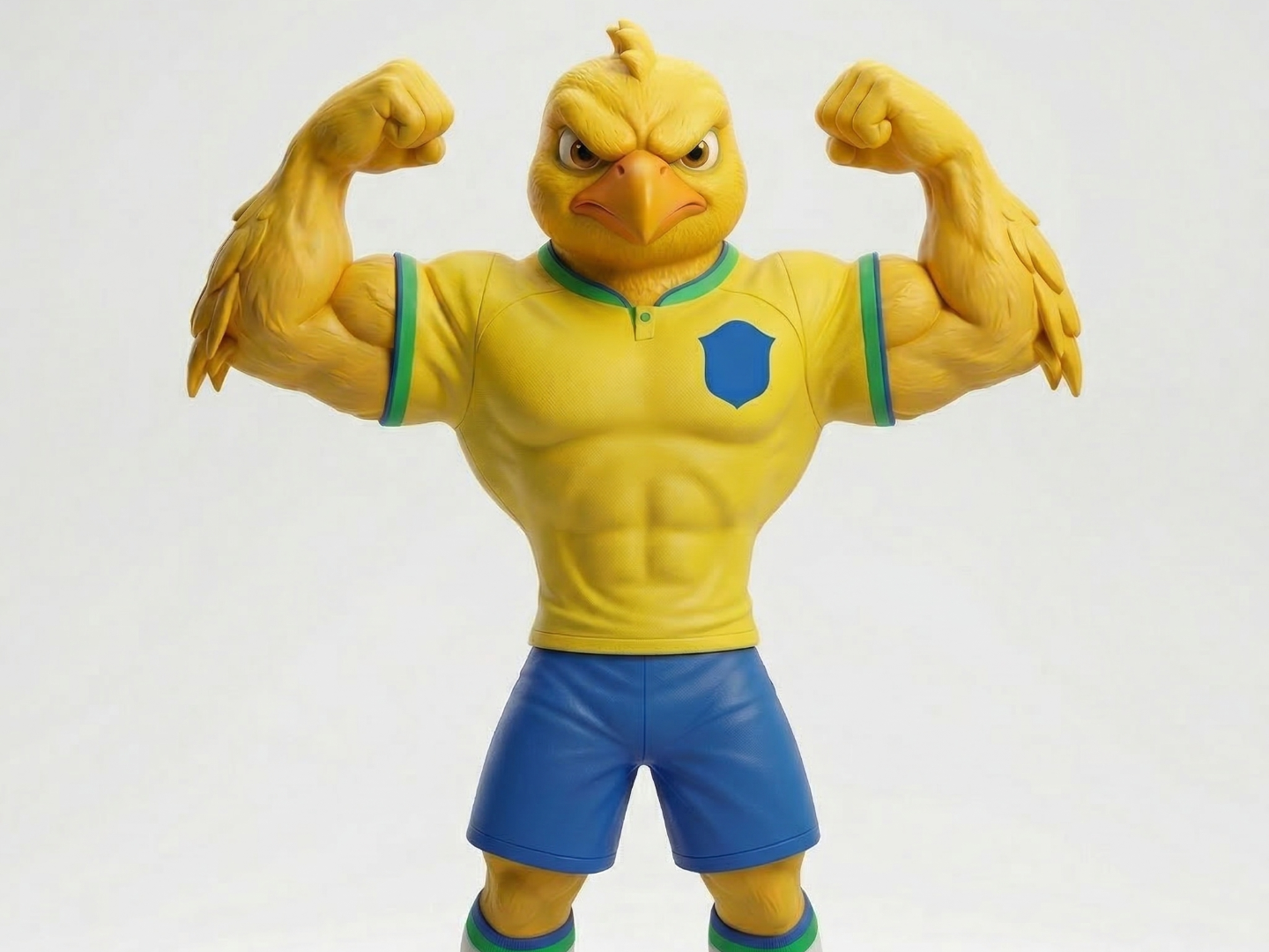 Canarinho Invocado - | Mascote Brasil - Leia 