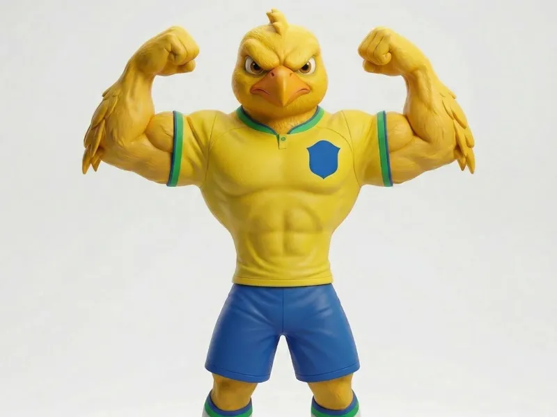 Canarinho Invocado - | Mascote Brasil - Leia 